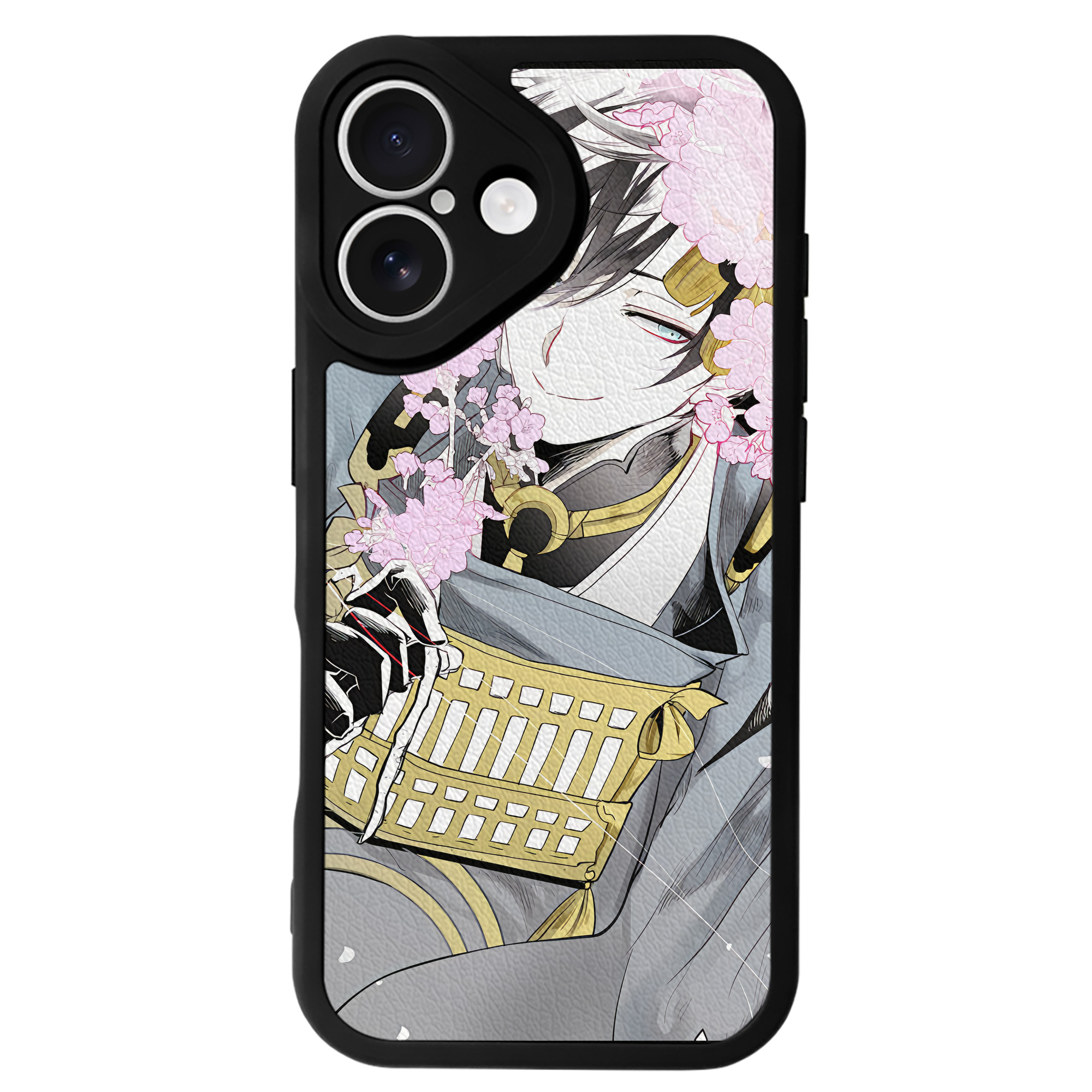 （画像用） 刀剣乱舞 Touken Ranbu 【iPhone 16シリーズ対応】シリコンスマホケース（レザー調） 材質：シリコン